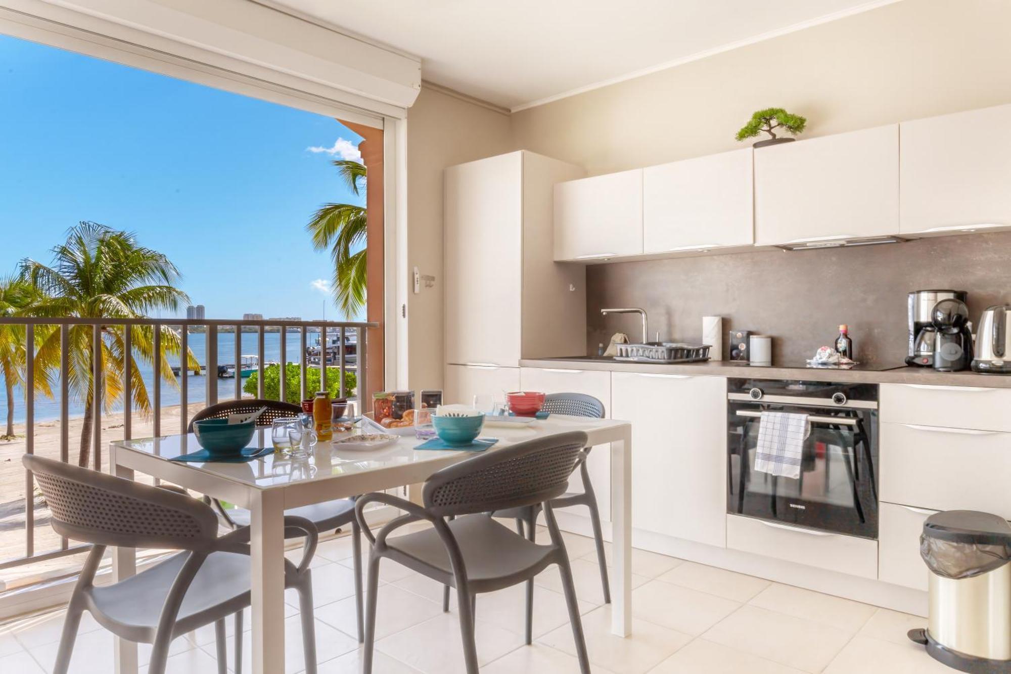 Vue Imprenable Sur Le Lagon, Appartement 1Ch 4P Baie Nettle Exteriér fotografie