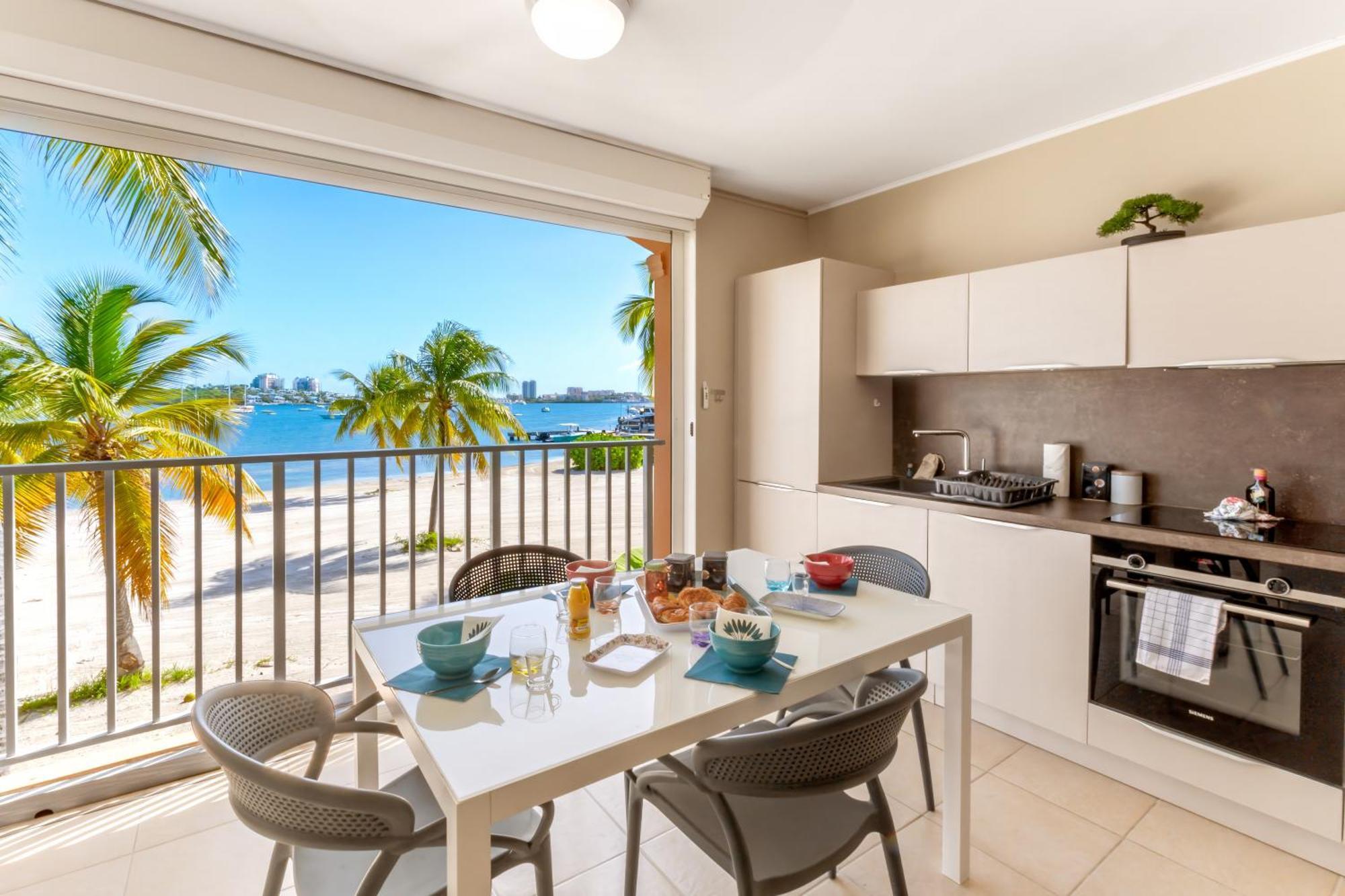 Vue Imprenable Sur Le Lagon, Appartement 1Ch 4P Baie Nettle Exteriér fotografie
